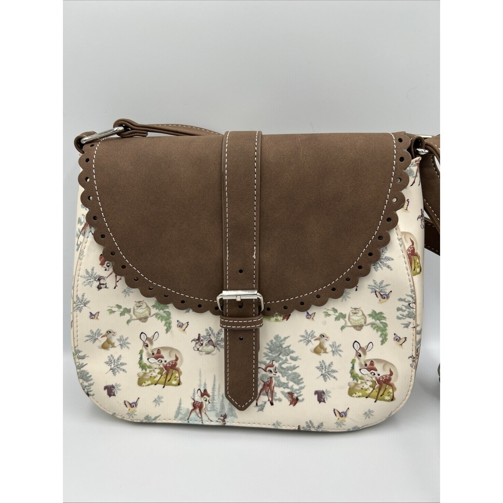 Disney Loungefly Bambi Scenes Cross Body Bag Thumper Flower‎